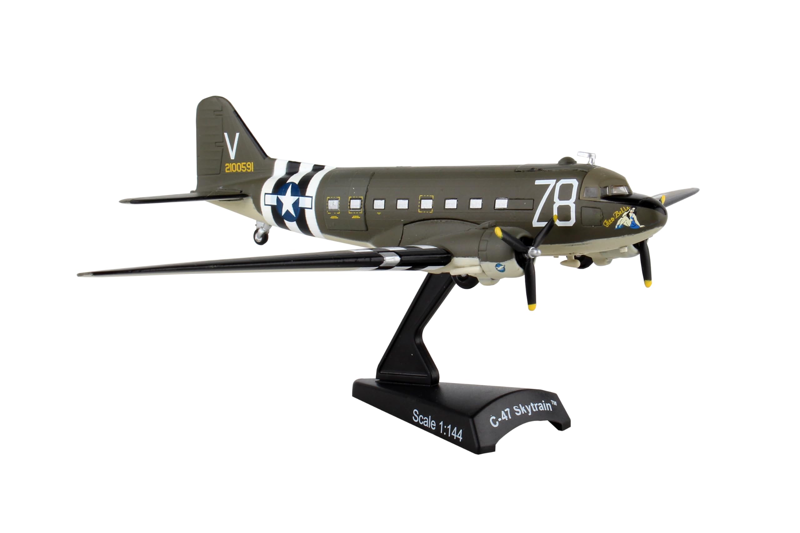 Daron C47 1/144 Tico Belle Postage Stamp, Plane