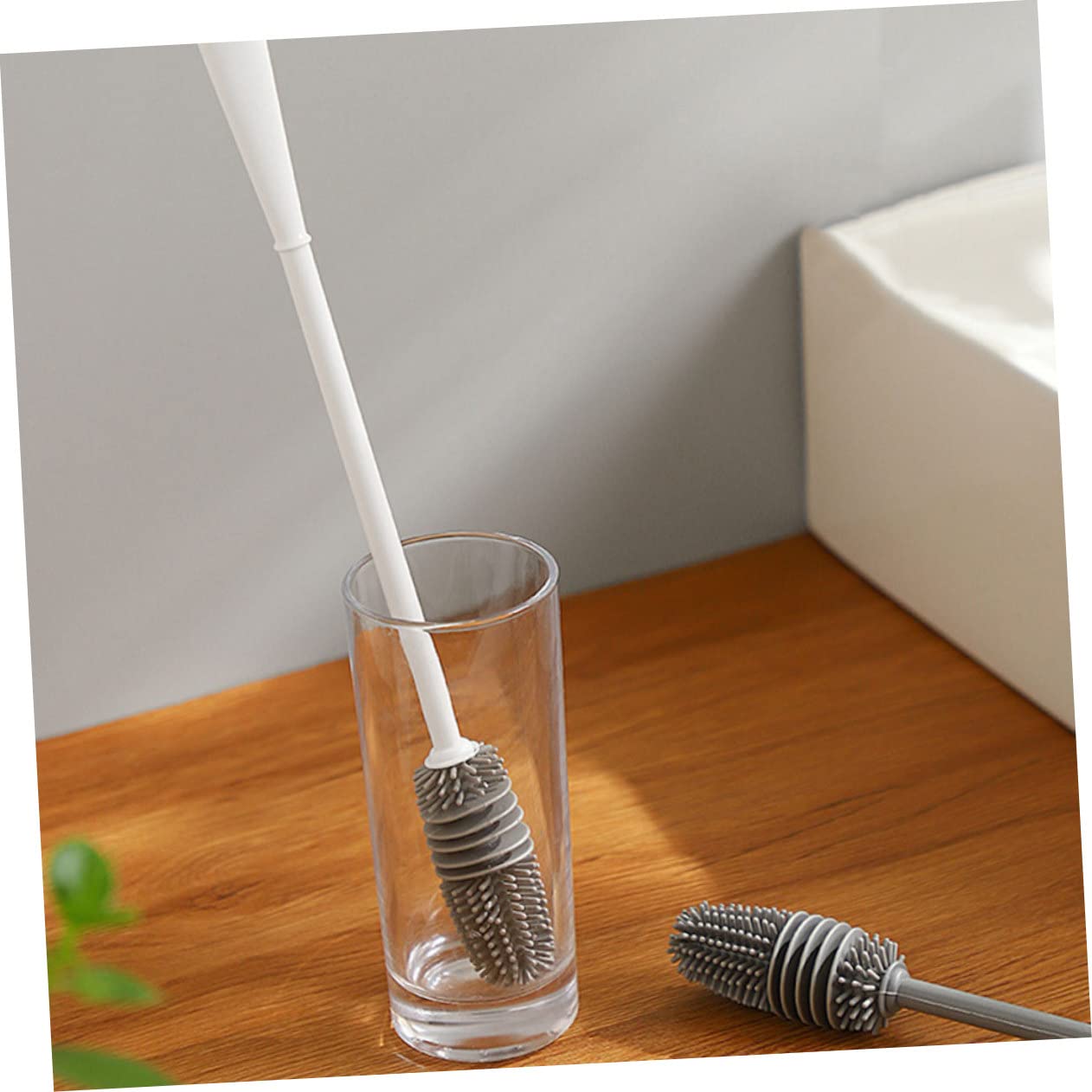 COLLBATH 8pezzi Spazzolini Per Silicone Versatile Per Bottiglie e Borracce Antiscivolo