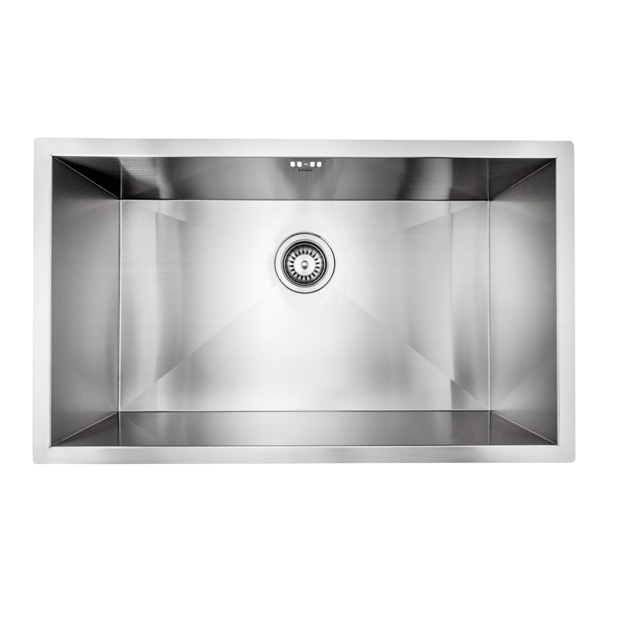 ENKI Large Kitchen Sink Stainless Steel 1 One Single Bowl Rectangular Undermount — image 1
