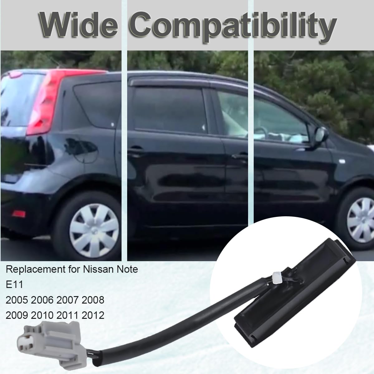ZAMDOE 90602-JD00B Interruttore di Apertura portellone Posteriore per Nissan Qashqai J10 J10+ 2006-2014 Note E11 2005-2012 Pulsante di Apertura del Cofano del Bagagliaio Parti 90602-JD004