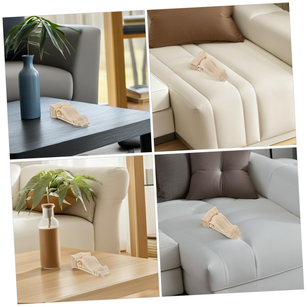 Elegante Regalträger Holz Konsolen aus Robustem Holz mit Dekorativer Schnitzerei für Wände und Fenster im Europäischen Stil
