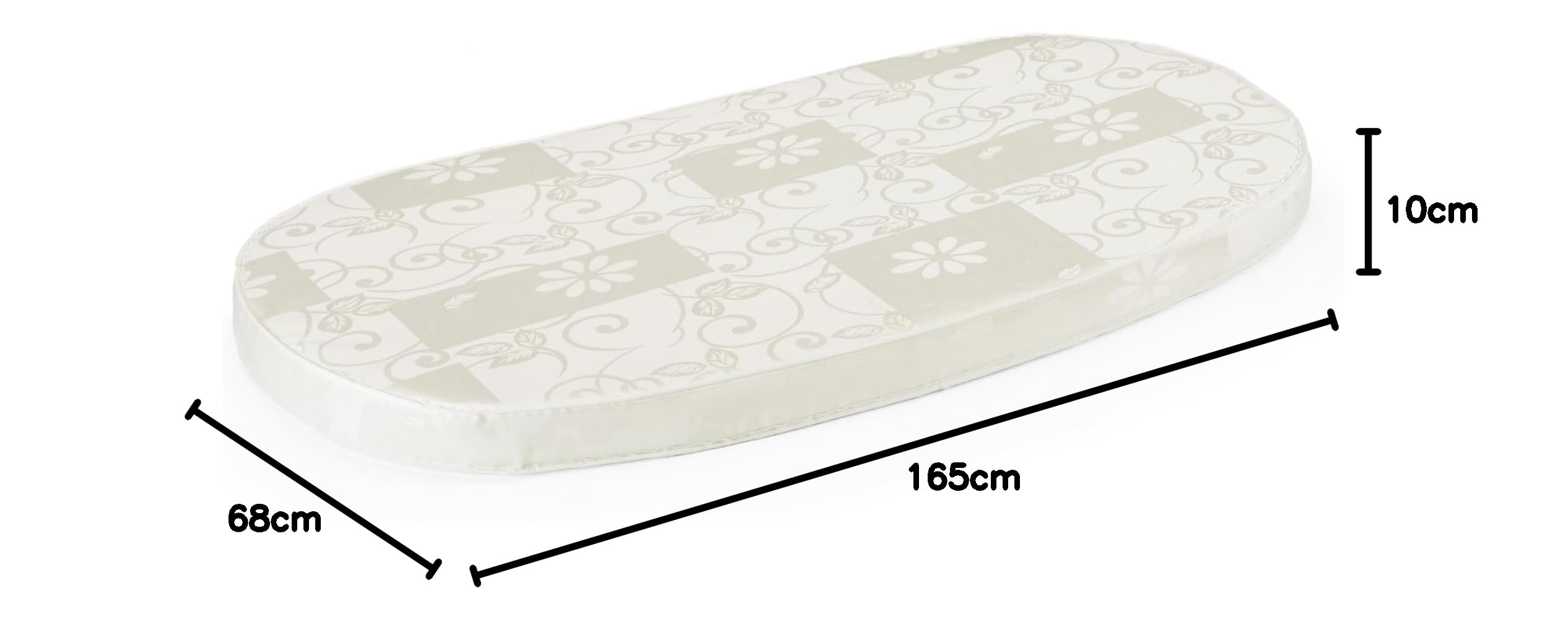 Stokke Matras Sleepi Junior, wit, gemaakt van ademend en hypoallergeen schuim, biedt ondersteuning en comfort, bevat een zachte en niet-giftige overtrek