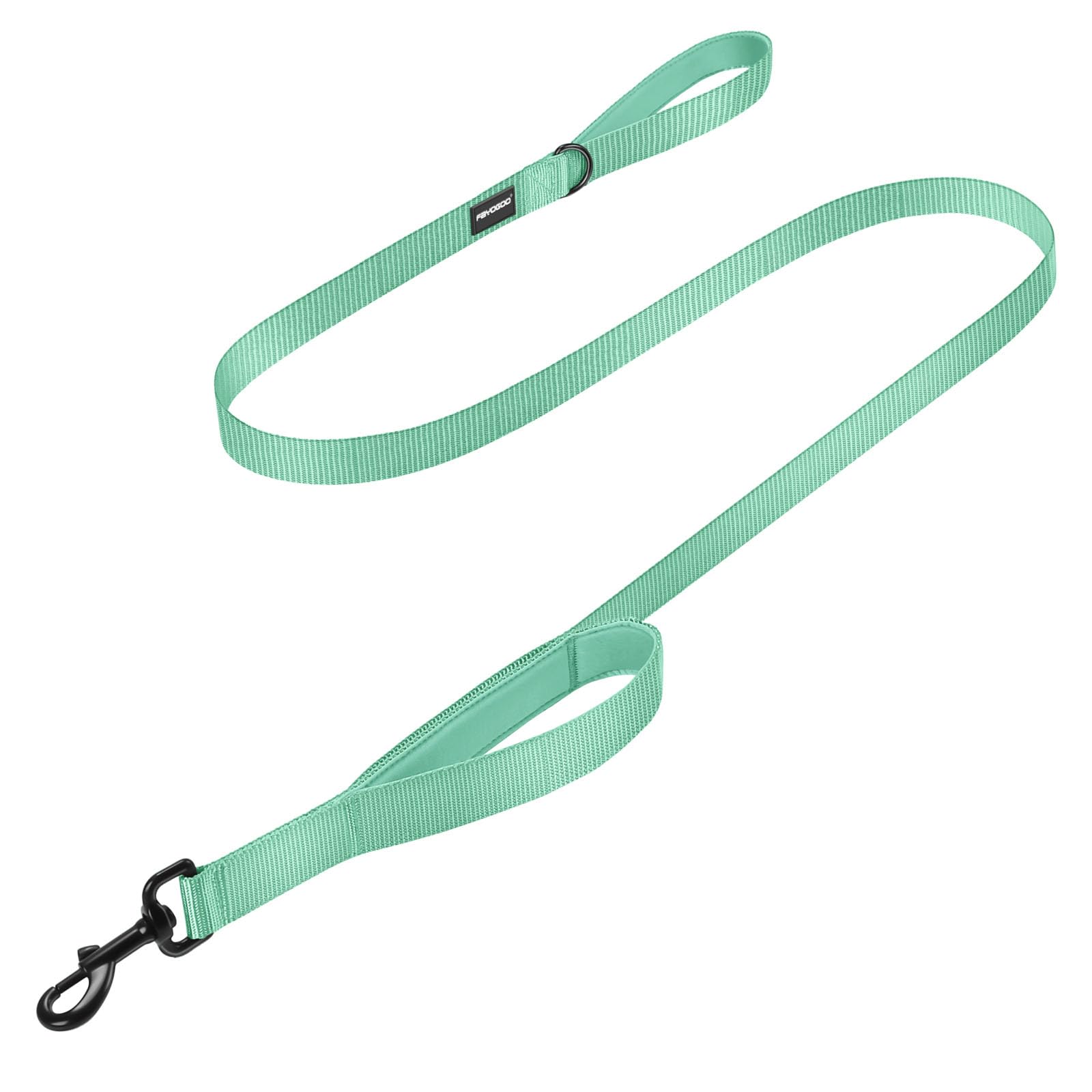 FAYOGOO Dog Leash 6FT - Heavy Duty Dog Leash with Traffic Padded Double Handles - Safety Control Traning Leash for Large Medium Dogs
