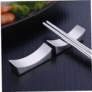 Chopsticks Rest Holder Stainless Steel Spoon Fork Knife Holder Household Tableware Stand