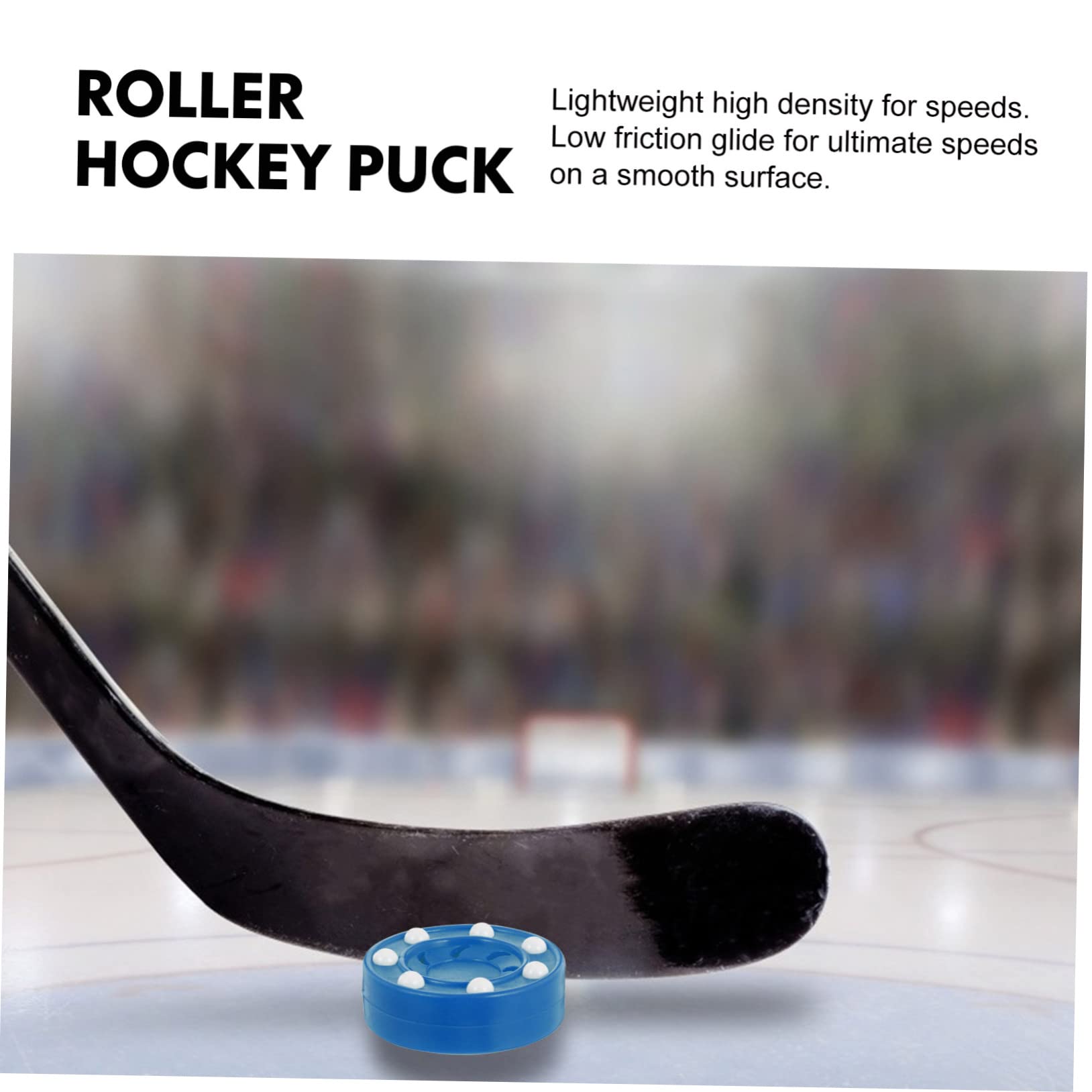 HANABASS 4 Stück Damen Hockeybälle Spiel Hockey Pucks Trainingspucks Rollhockey Puck Hockeybälle Zum Üben Professioneller Hockey Puck Für Spiel Hockey Üben Puck