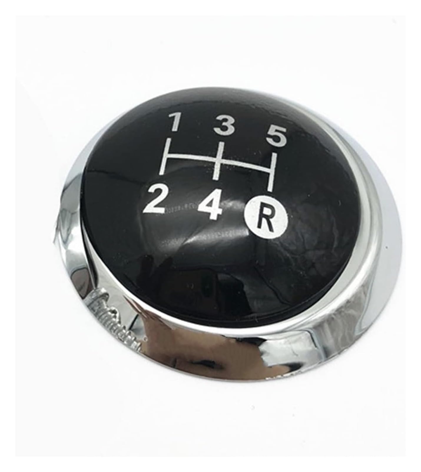 UTONGMU Manual Gear Shift Knob for Toyota for Corolla 1.8MT for AVENSIS for Yaris D4D for RAV4 Gear Shift Knob Lever Emblem Cap Cover(5 Speed Black)