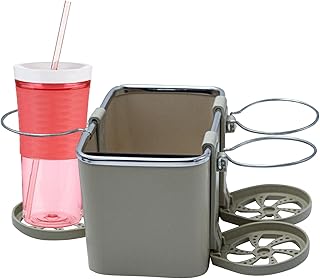 BIUDUI Car Armrest Water Cup Drink Holder, Multifunctional Car Console Side Organiser for Mobile Phones Universal Car Centre Console Organiser for Water Cups Paper Towels