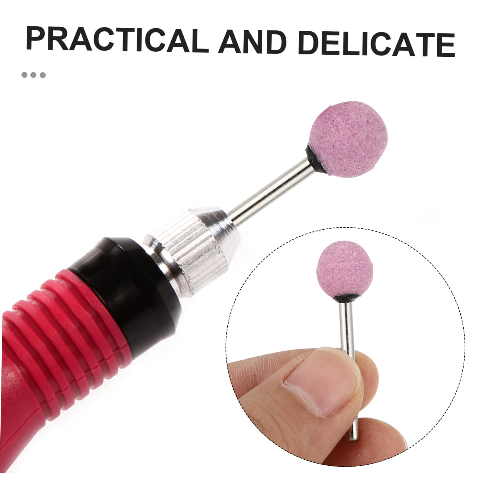 LIFKICH 100pcs Sphere Wheel Grinding Heads Compact Polishing Tools for Efficient Metal Burr Grinding Needs