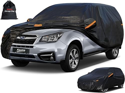 Miniatura 98 de Kayme - Cubierta de 7 capas para camioneta, resistente e impermeable para todo tipo de clima, para el aire libre, protección contra la lluvia, sol