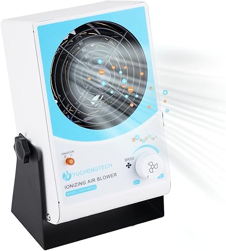 YUCHENGTECH Soplador de aire ionizante Ventilador de iones antiestático Eliminador estático Ionizador antiestático Ionizador ESD Ventilador