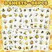 96PCS Bee Pre-Cut Temporary Tattoos for Kids - Cute Party Favors & Decorations, Perfect for Birthday Parties, School Prizes, and Themed Gifts for Boys & Girls