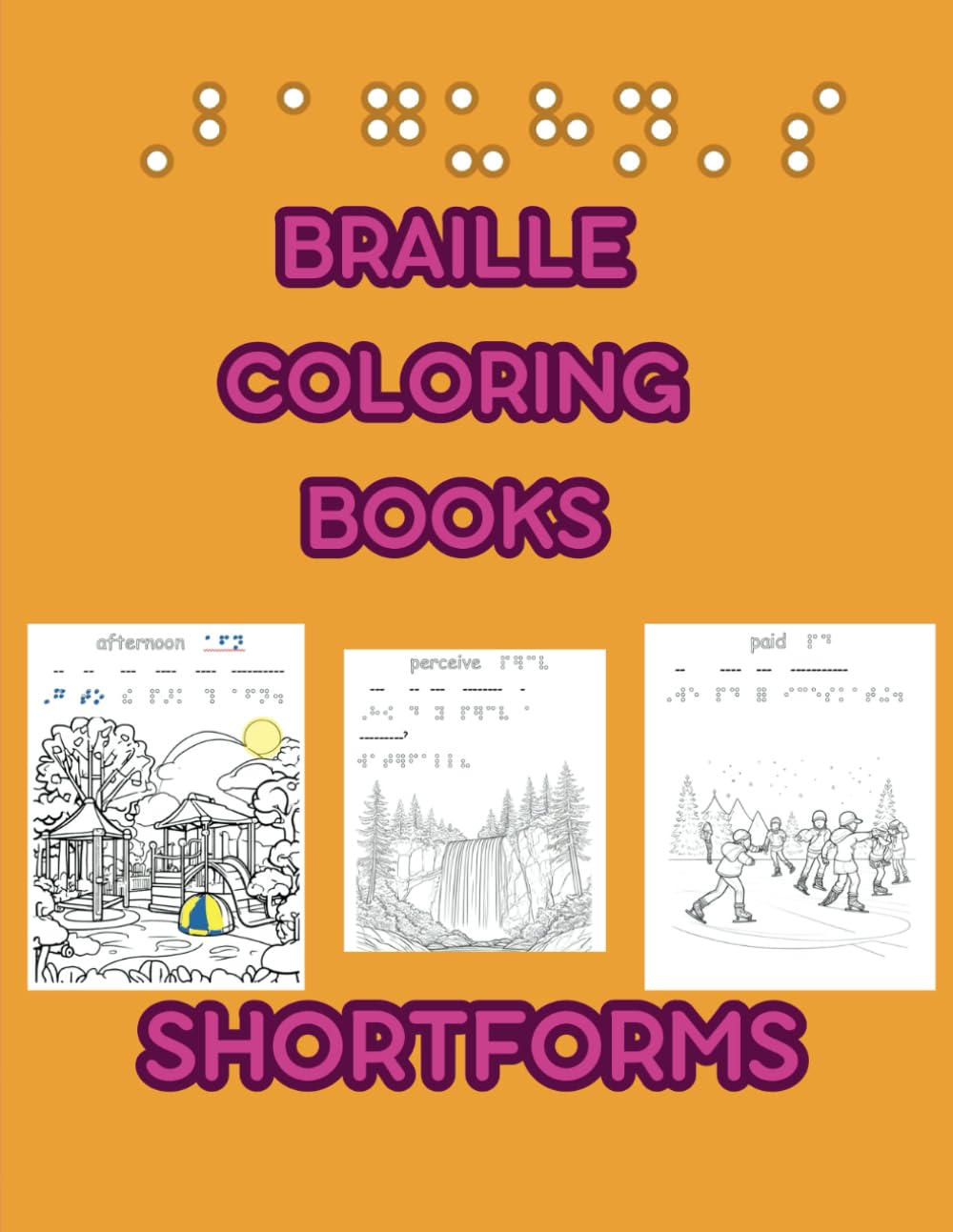 Baguhn's Braille Coloring Books Shortforms