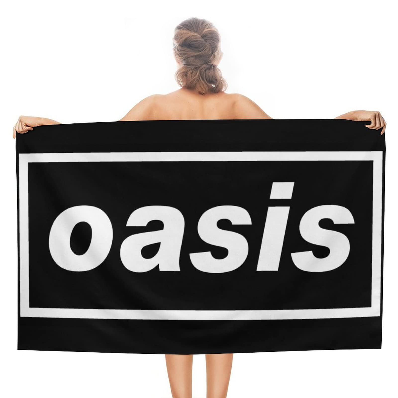 Amazon.co.jp: ビーチタオル オアシス OASIS バンド スイムタオル バス