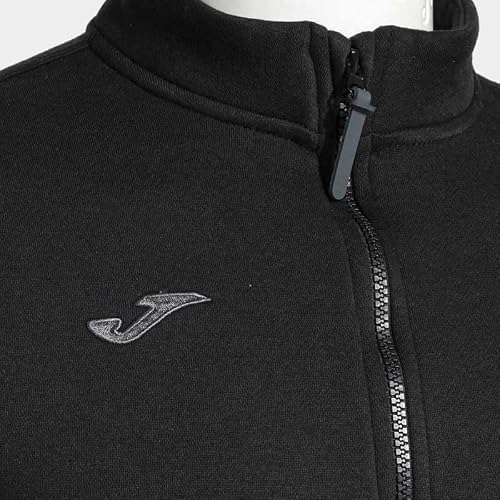 Joma - Bluza męska - Komfort - Zamek błyskawiczny, Czarny (Black), 5XS