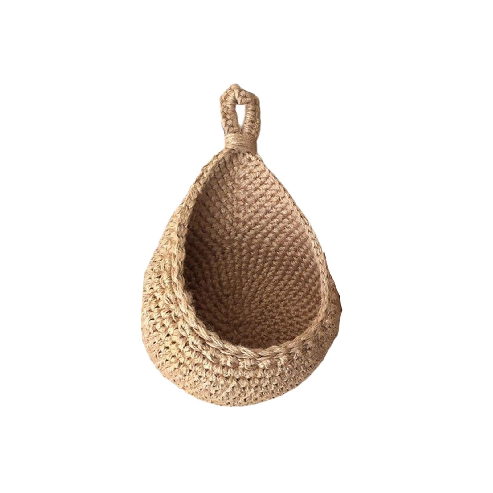 Hanging Vegetable Fruit Baskets Decorative Wall Decor for Kitchen Home Bar 14cmx21.5cmx10cm-image-46