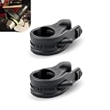 Dogary 2 PCS Motorcycle Cruise Control Grip, Throttle Modification Assist Grip for Precision Labor Saving Control, Handlebar Rocker Rest, Universal Rocker Stopper for Most Motorcycles (Black)