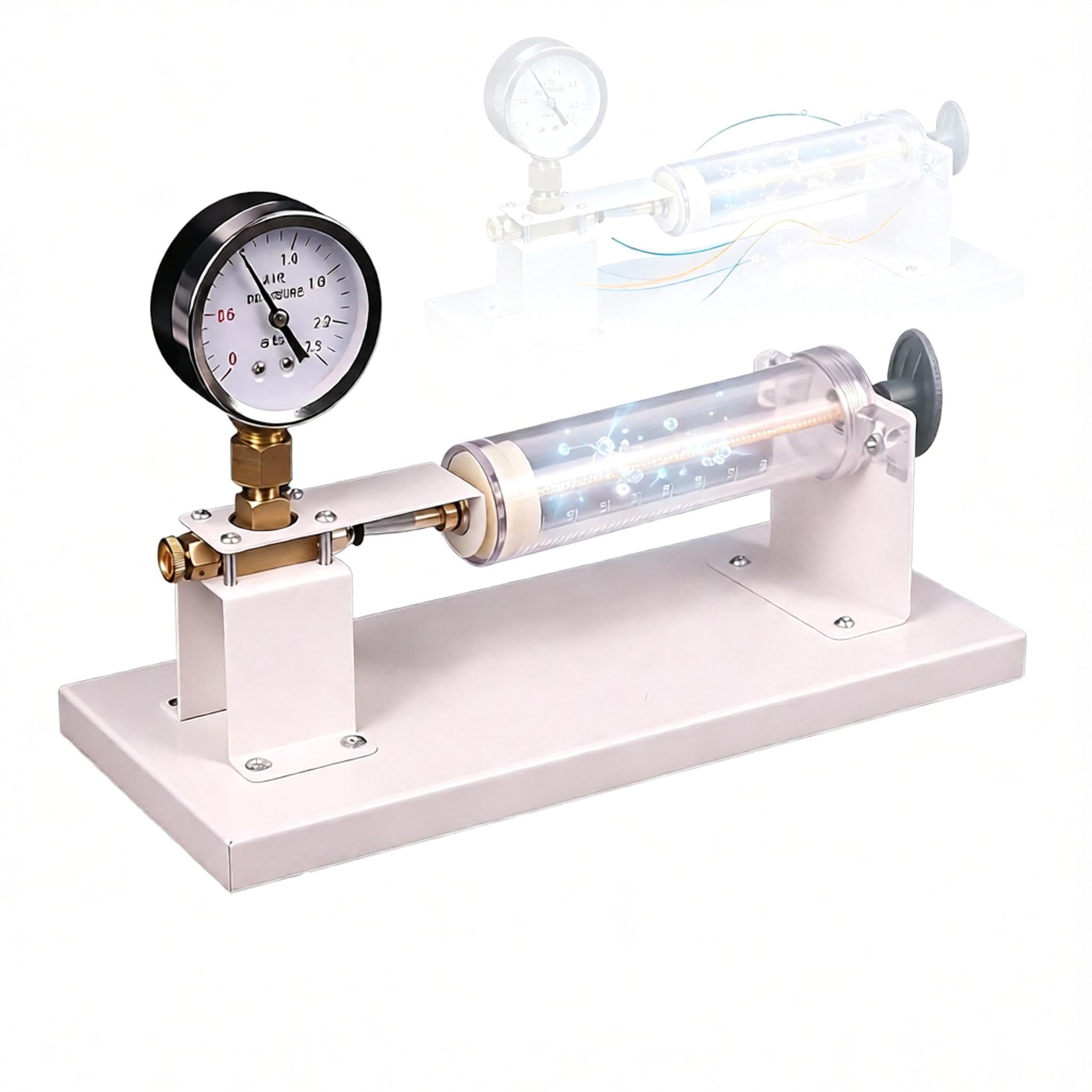 Kit Dimostrativo Per La Legge Di Boyle, Kit Professionale Per Esperimenti Di Fisica Con Manometro Da 2,5 Atm, Doppia Scala, Per Laboratori Di Scuole Superiori E Università, Ideale Per