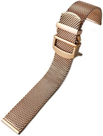 AEMALL 20mm 22mm Stainless Steel Watch Band Replacement iwc. Pilot Mark18 Watch Strap
