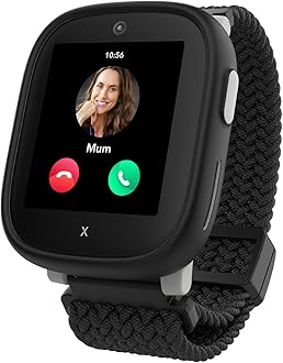 X6 Play - Watch Phone for Children (4G) - Calls, Messages, Kids School Mode, SOS Function, GPS Location, Camera and Pedometer - Including 3 months free subscription (BLACK)