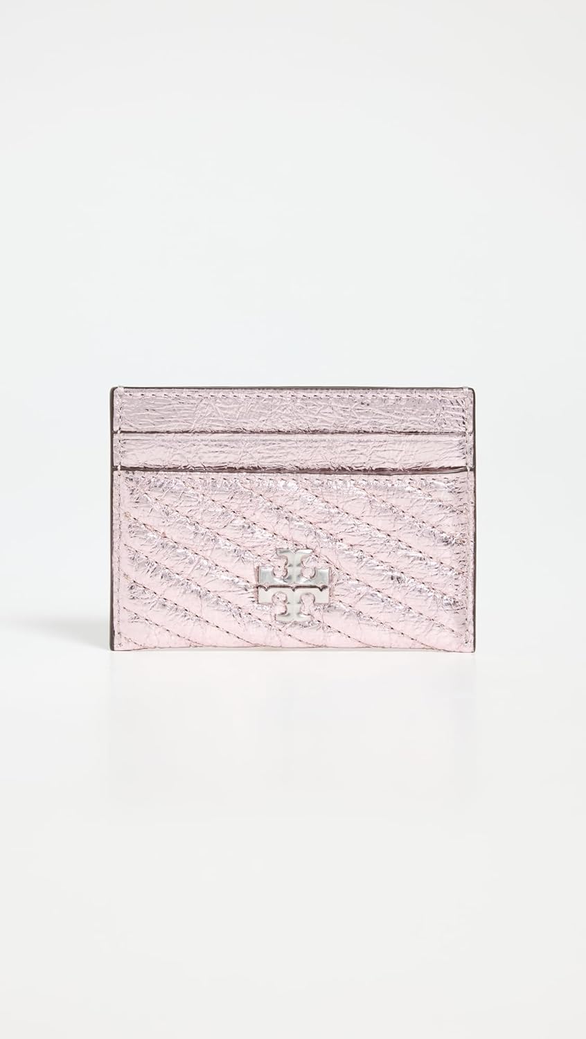 スマホケース・テックアクセサリーその他 TORY BURCH KIRA LLIC PHONE CARD POCKET T Monogram Embossed Metallic Card Pocket: Women's Designer