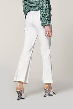 Goldenpoint Donna Leggings Kick Flare con Svasatura al Fondo e Vita  Semi-Elasticata : Amazon.it: Moda