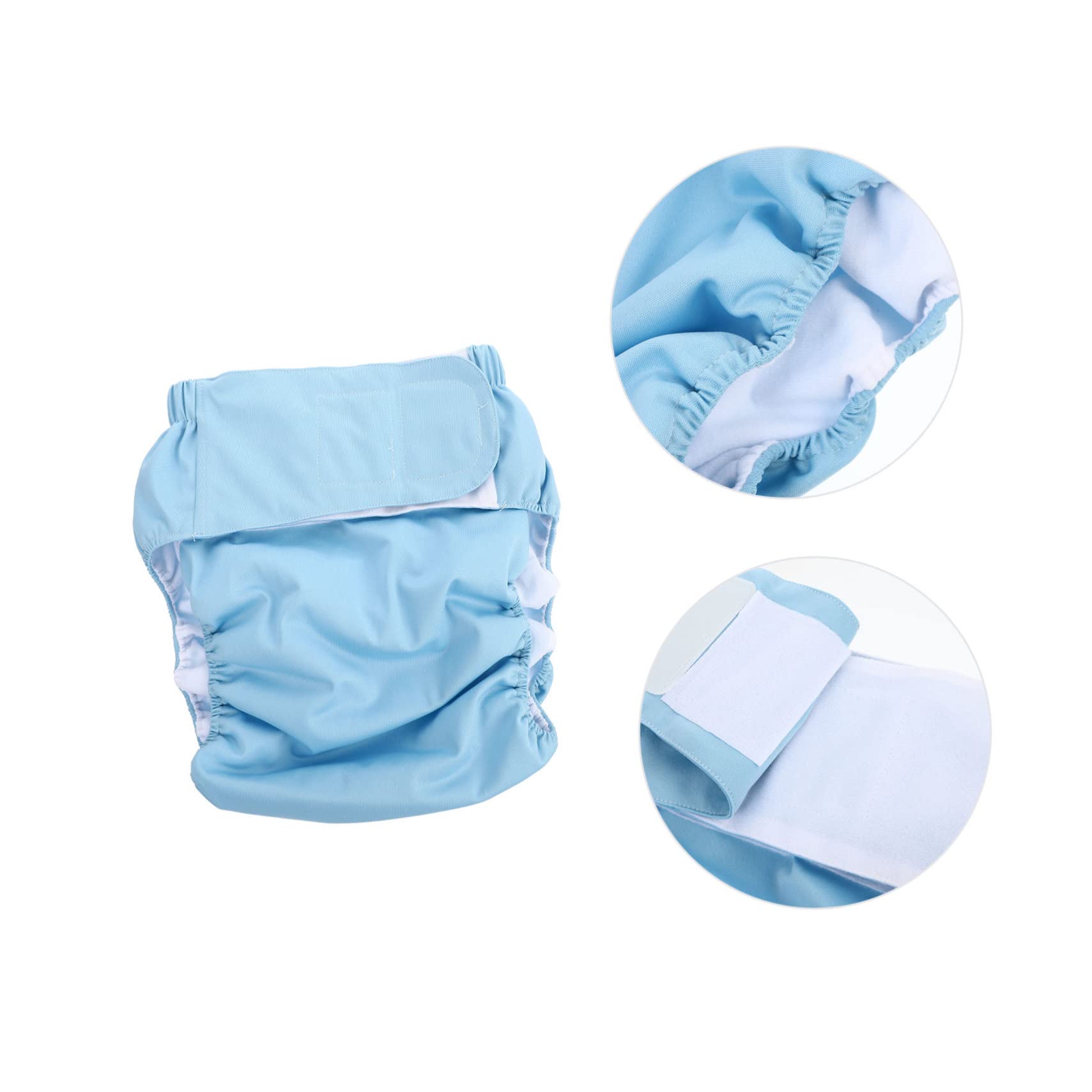 BEBEMOKO Cloth Diapers for Adults Size Reusable Washable Elastic Adjustable Fit Breathable Comfortable Men Women