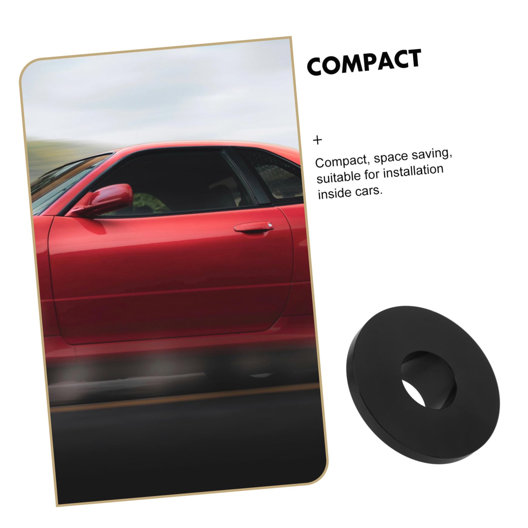 Cono Centrador de Rueda para Cambiador Manual, Aleación de Aluminio, Negro