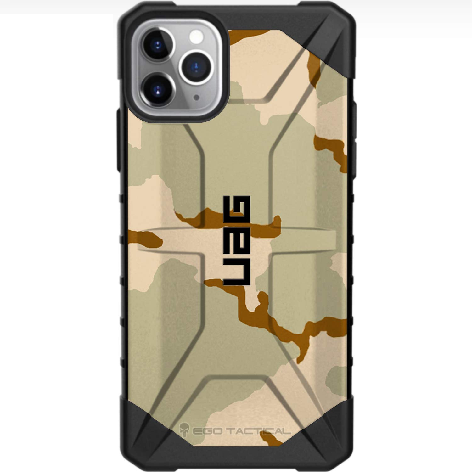 EGO TACTICAL Limited Edition UAG Urban Armor Gear Case for iPhone 12 Pro Max [6.7" Screen] Desert Camo Unicompam Pattern