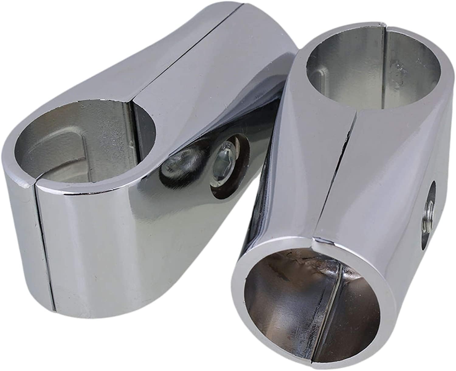 My Shopfittings Silver 32Mm Or 1.25 Inch Heavy Duty 3 Clamp, 4 Ways, 5 Ways, And 6 Ways Clamp And Tubing Accessories For 25Mm Tube (3-Way Clamp)