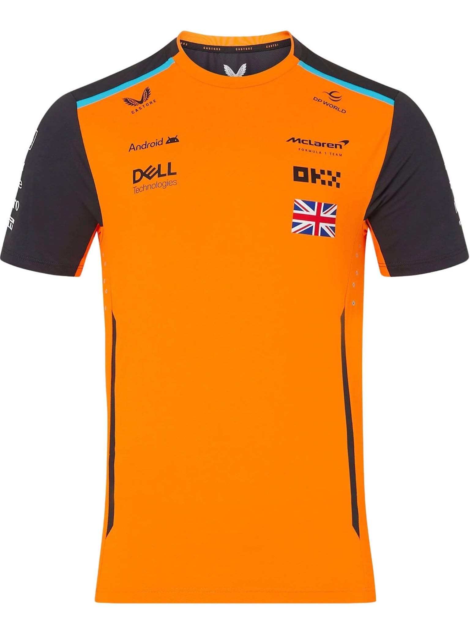 McLaren Formula One Team - Official 2024 Formula 1 Merchandise - Team Lando Norris Set Up T-Shirt - Papaya Orange/Phantom Grey - Men's (UK, Alpha, XXL, Regular, Regular, Autumn Glory/Phantom)