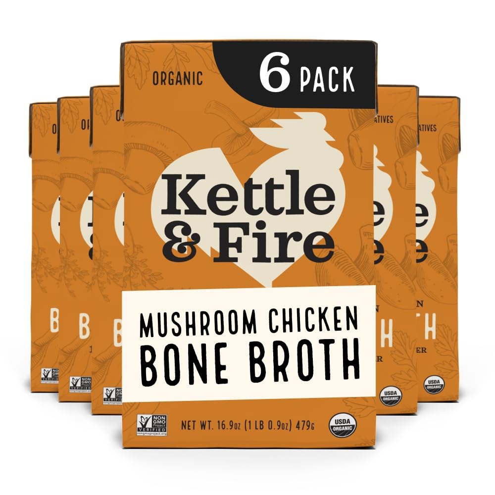 Kettle and Fire Mushroom Chicken Bone Broth Keto, Kuwait Ubuy