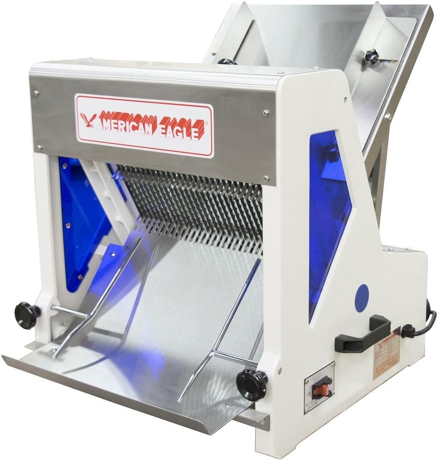 American Eagle Food Machinery Bread Slicer, Gravity Assisted Style
