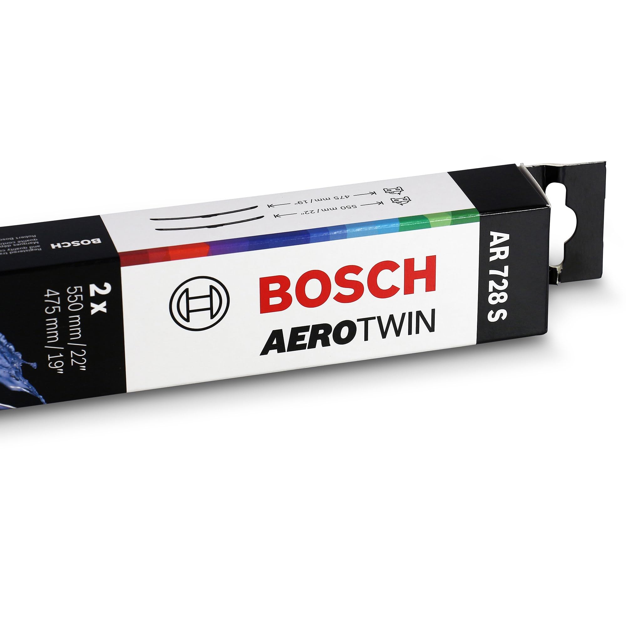 Image secondaire de Bosch Balais d'Essuie-Glace Aerotwin Retrofit AR728S - Paire 550mm/475mm