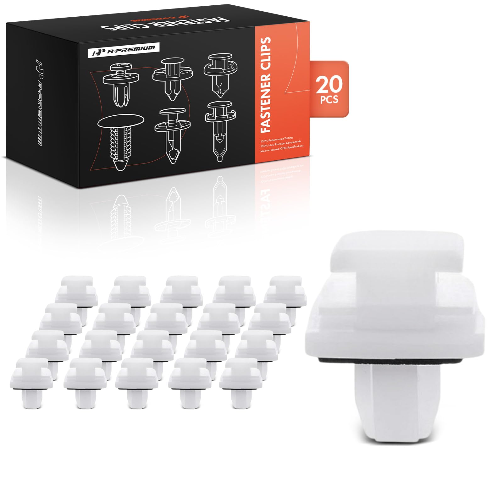 Amazon.com: A-Premium 20PCS Tailgate Garnish Rear Door Clips, for