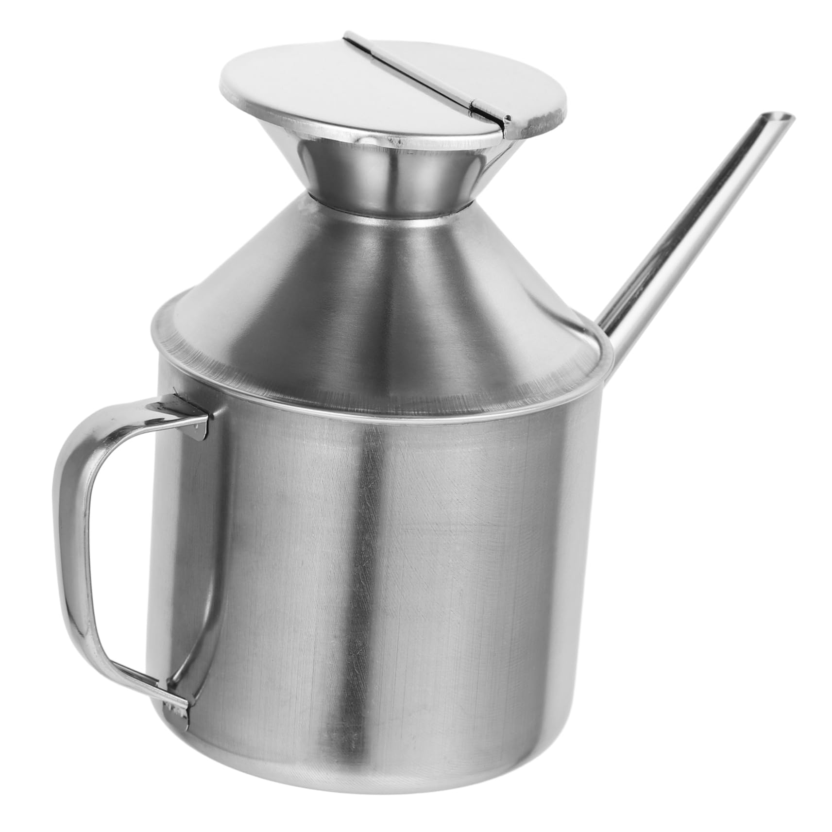 Amosfun 4 Pz barattolo d'olio pentola per friggere con padella scrematrice kep dosatore olio friggitrice bottiglie di aceto flacone dosatore di olio d'oliva Acciaio inossidabile