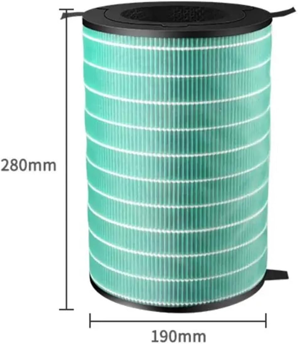 Replacement Air Purifier Filter Cylindrical HEPA Filter，Compatible For BALMUDA EJT-S200 EJTS210 EJT1100SD EJT1180 EJT1380 EJT1390 Series