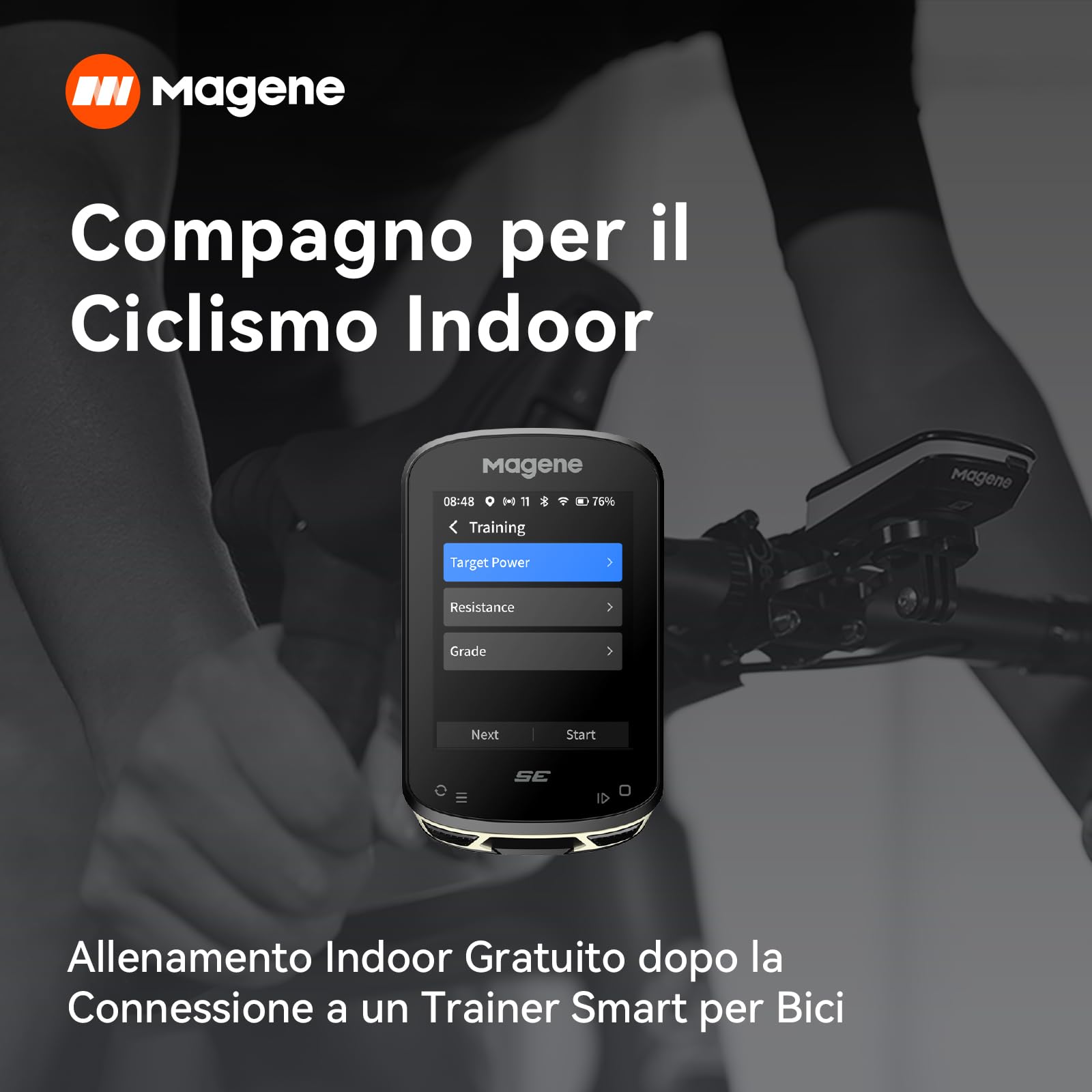 Magene C506SE GPS Ciclocomputer 2,4" a Colori Navigazione Pista Impermeabile Bluetooth WiFi