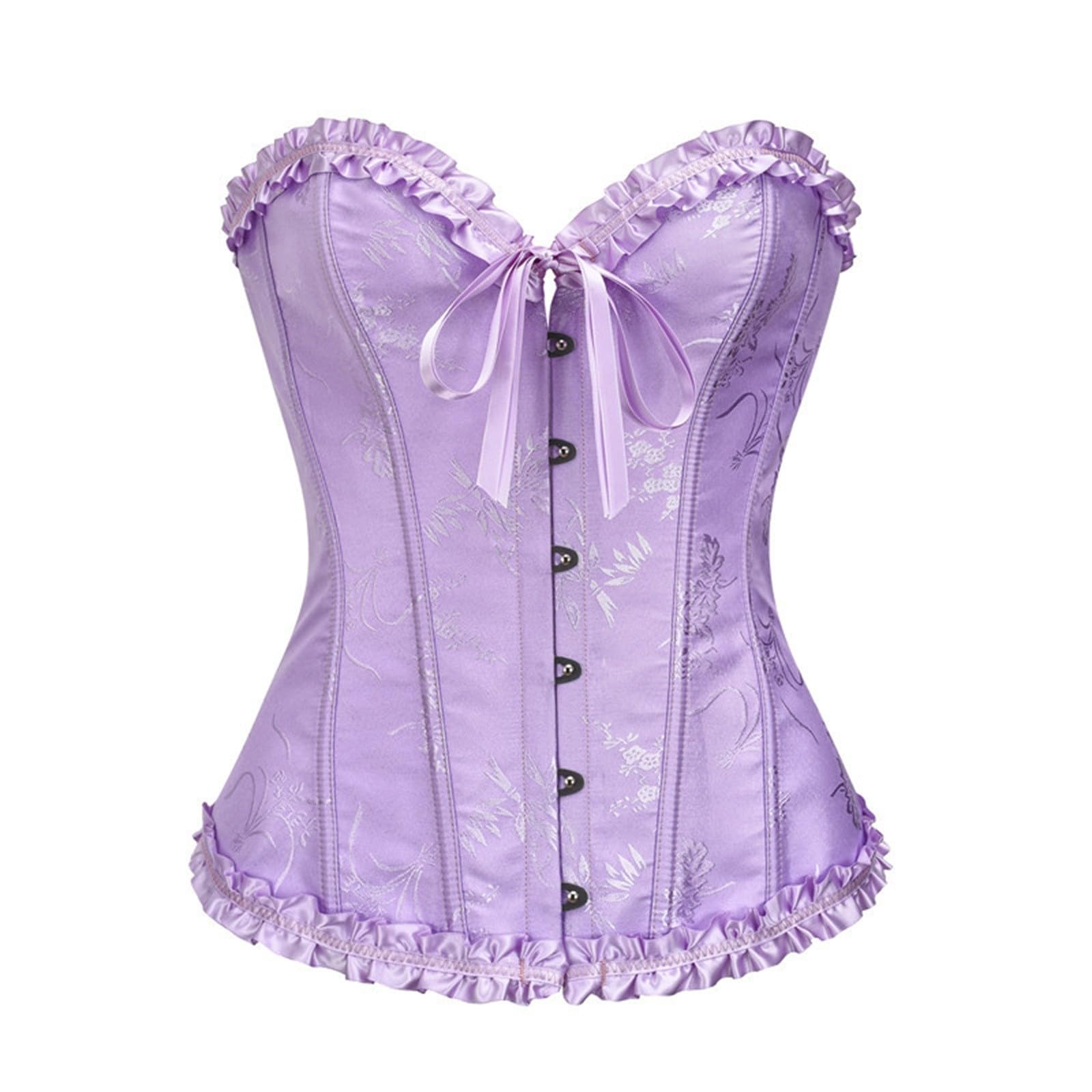 Damski gorset Curvy Vintage Halloween Plastikowe kości Gorset Top Overbust Push Up modelujący gorset gotycka opaska modelująca bielizna modelująca przyjęcie elastyczna bielizna na imprezę
