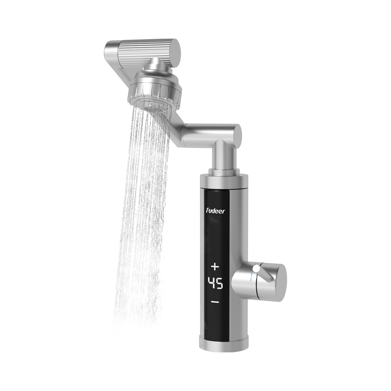 Fudeer Kitchen Electric Stainless Steel Faucet 220V Instant Hot Water Tap