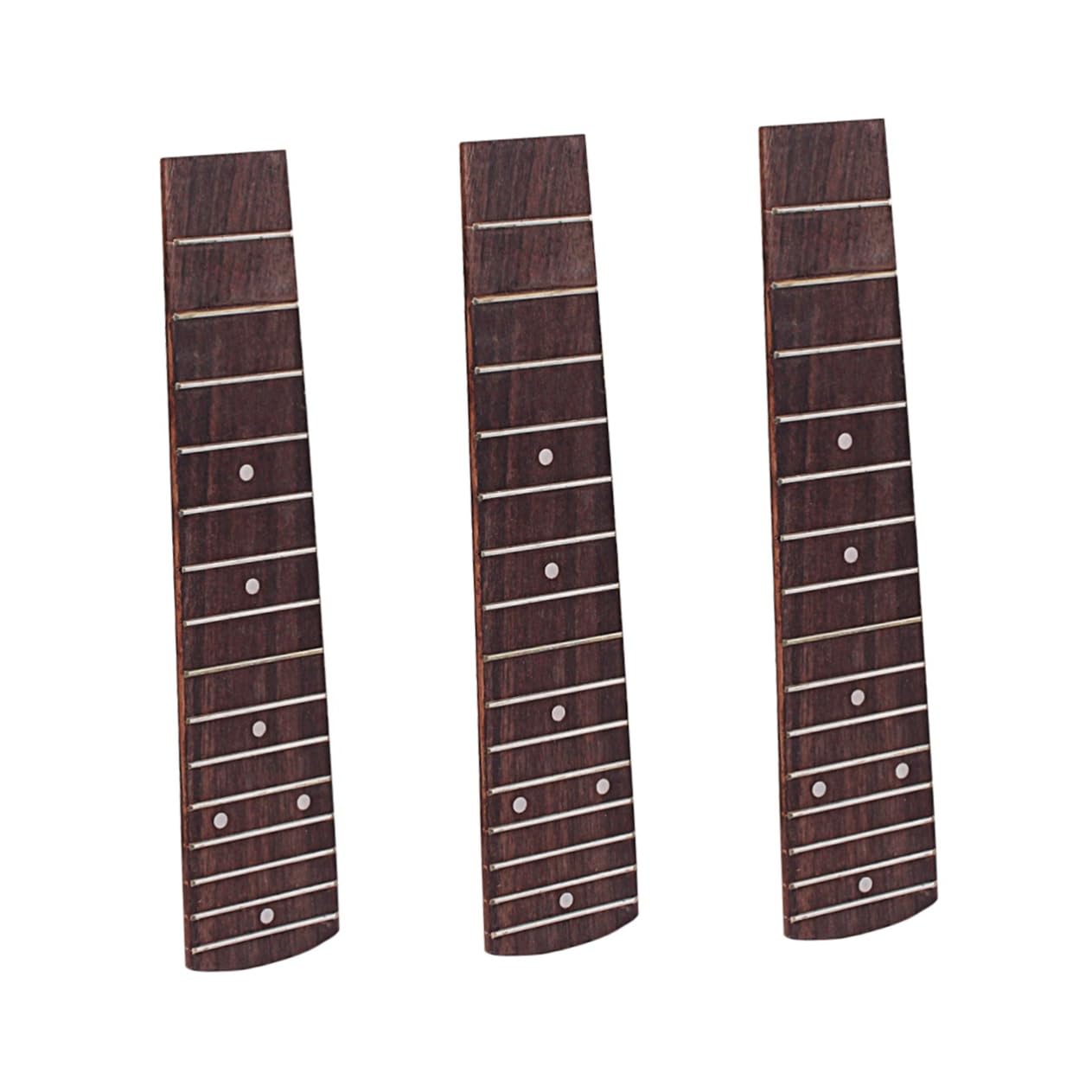 ibasenice 3pièces Concert Ukulele Fretboard Accessoire De Remplacement Pour Ukulélé Hawaïen Design Élégant Et Pour Professionnels Et Amateurs