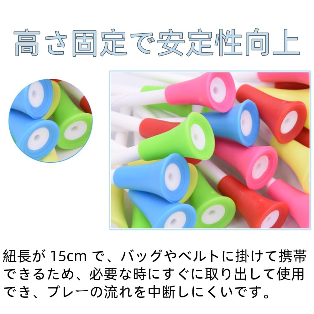 Amazon | ゴルフ ティーホルダー 可愛いゴルフティーハンガー 6