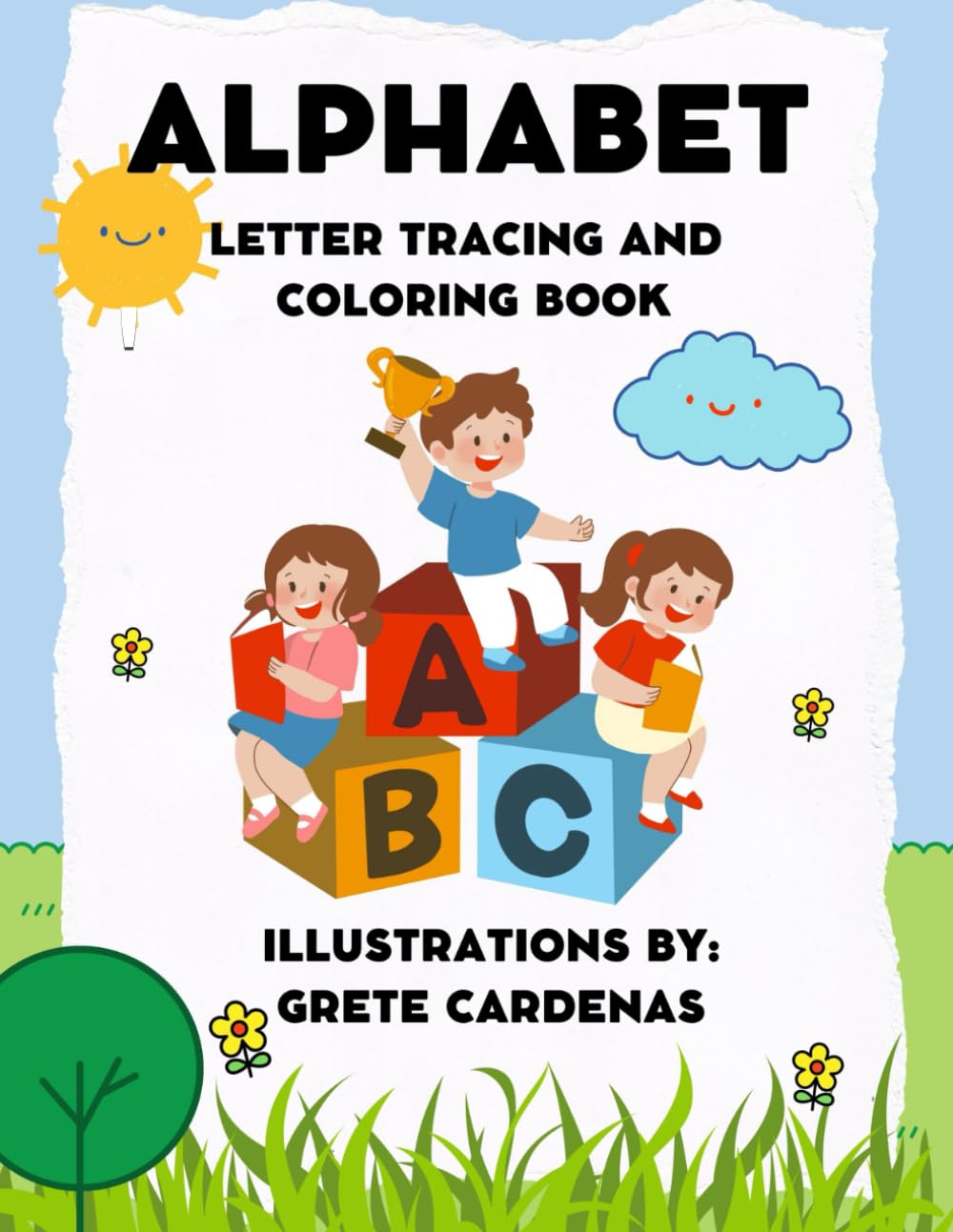 Alphabet: Letter Tracing and Coloring Book