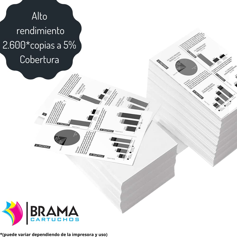 BRAMA CARTUCHOS - 2 X Cartucho De Tóner Compatible (2.600 Páginas
