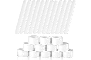 12 Pack Silicone Slap Bracelets