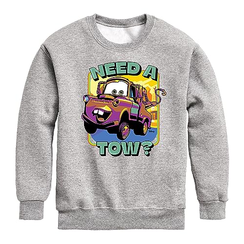 Disney Cars - Mater Need A Tow - Toddler & Youth Crewneck Fleece Sweatshirt