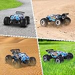 Remote Control Car, Remote Control Truck, 2.4Ghz All Terrain Off-Road Monster Truck, 20 KM/H Rc Cars with LED Bodylight and 2 Rechargeable Batteries Toys for Boys - Image 4