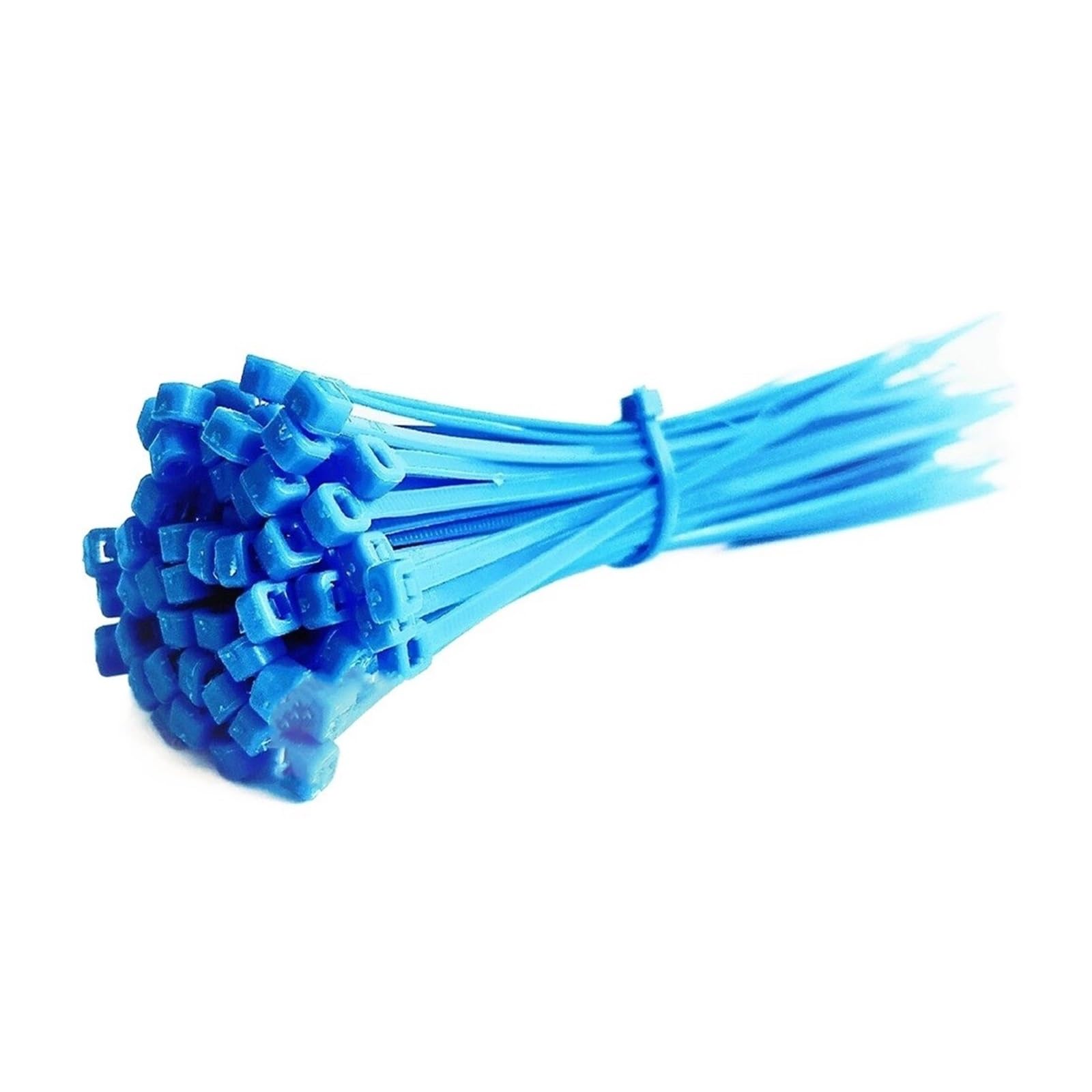 Udpoiuyt Blue Nylon Cable Ties, Nylon Cable Ties Multiple Sizes 100 Pcs(3X200)