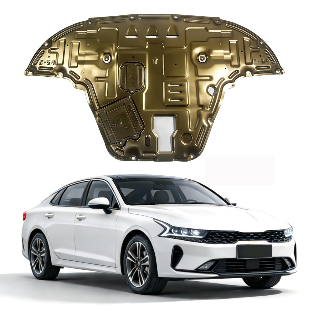Gorzizen Aluminum-Magnesium Alloy Engine Splash Shield Fit - bumpers and bumper accessories | Mubboo