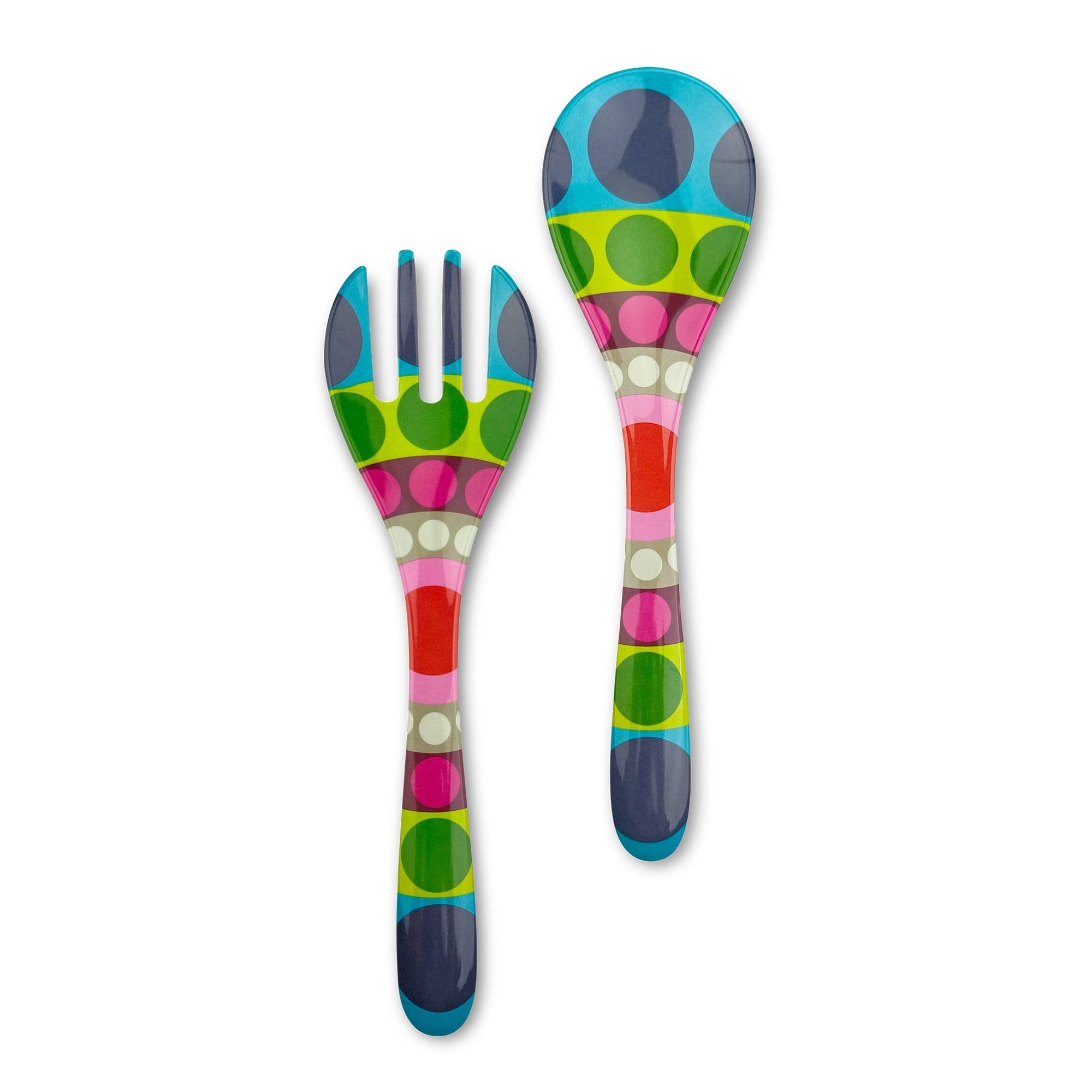 French Bull Salad Server Set - Durable Melamine -1