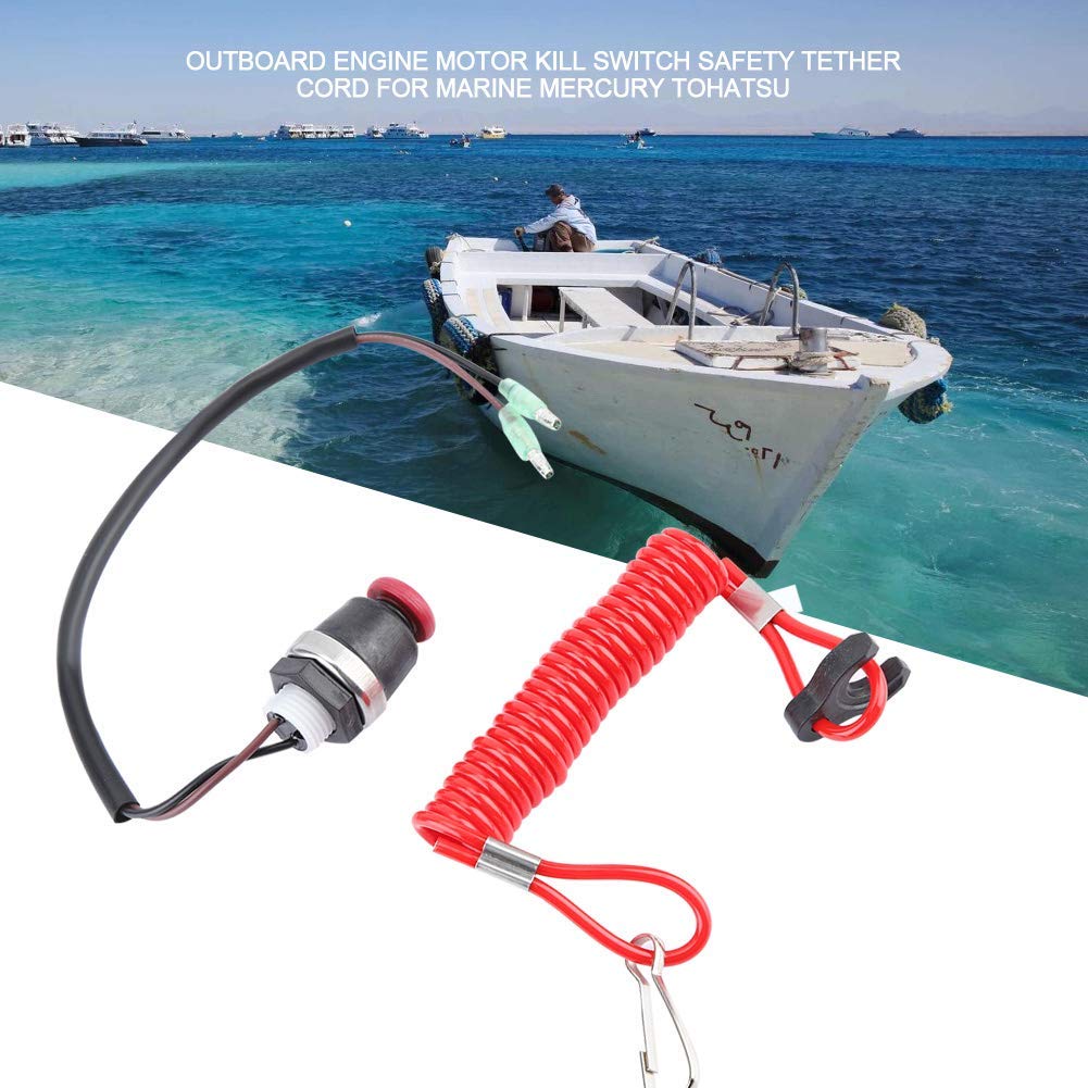 Sicherheitsleine Kabel Tohatsu Stop Schalter Lanyard für Außenbordmotor Sicherheitsleine Kabel